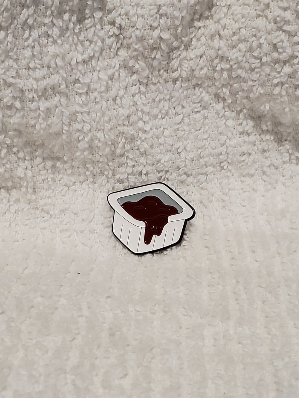 Barbeque Nuggie Nugget Wing Small Dipping Sauce Cute Kawaii Enamel Pin Brooch